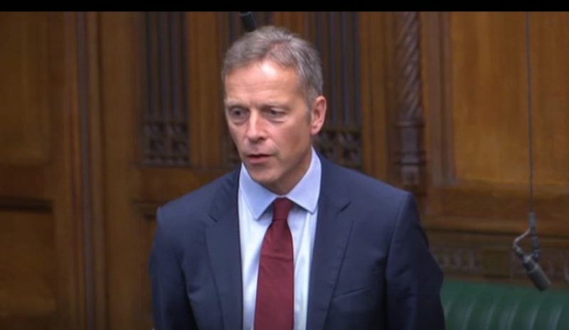 Matt Rodda MP speaking in Parliament