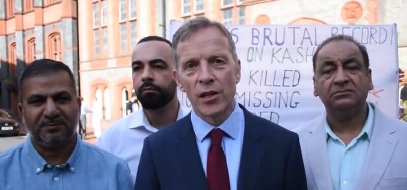 Matt Rodda MP speaking against the suspension of Kashmir