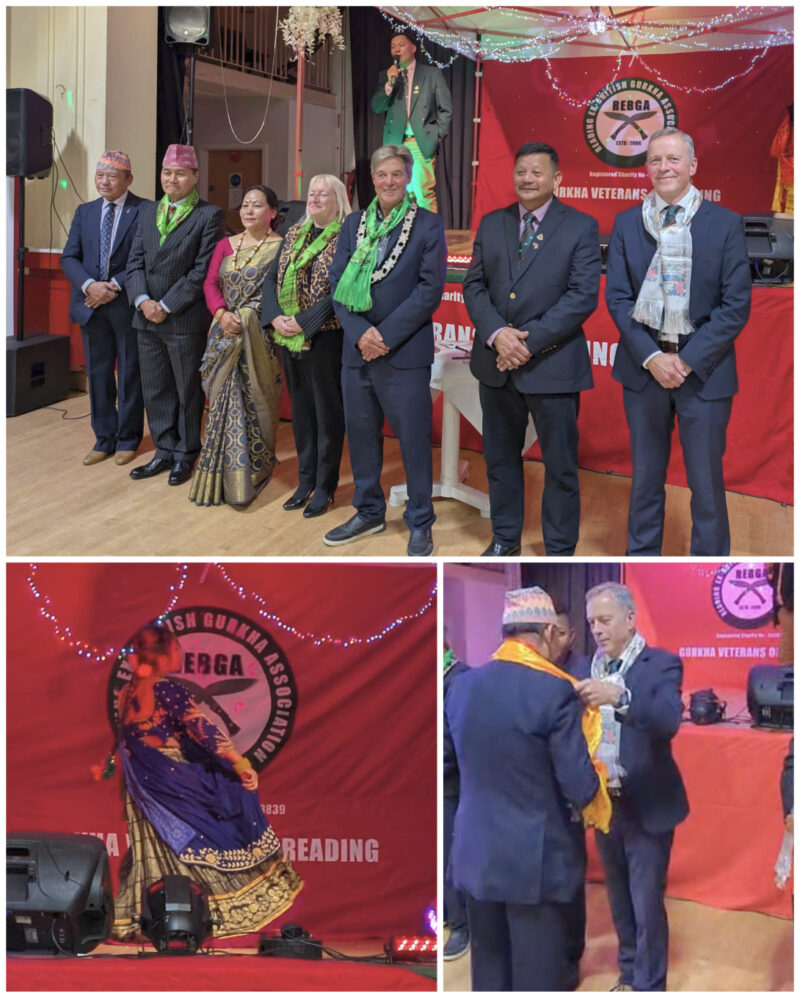 Matt attended the Reading Ex British Gurkha Association Dashain celebration