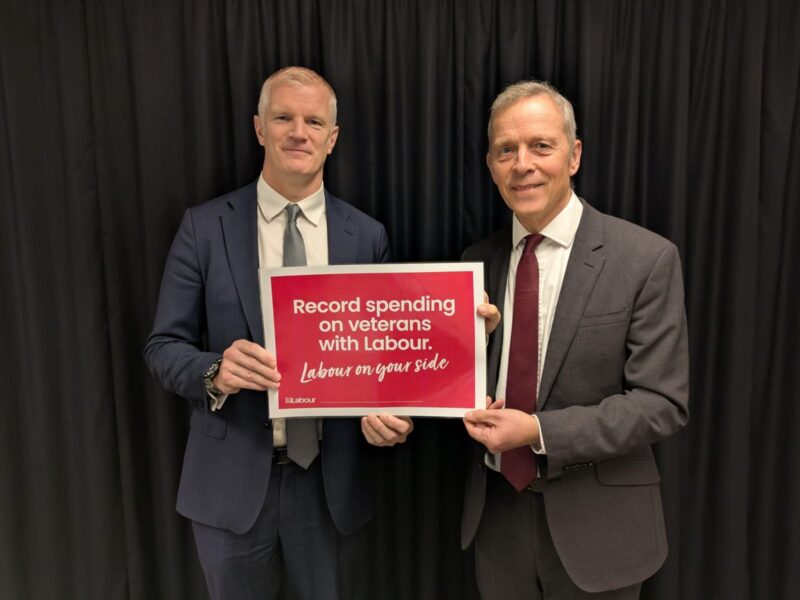 Matt with Veterans Minister Al Carns MP